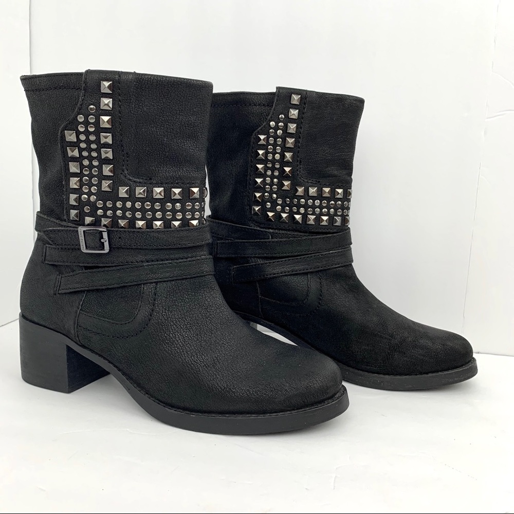 Vince Camuto Donato Black Heel Boots Size 10